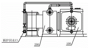 Large-scale modular assembly of high-efficiency condensing gas-fired hot water boilers