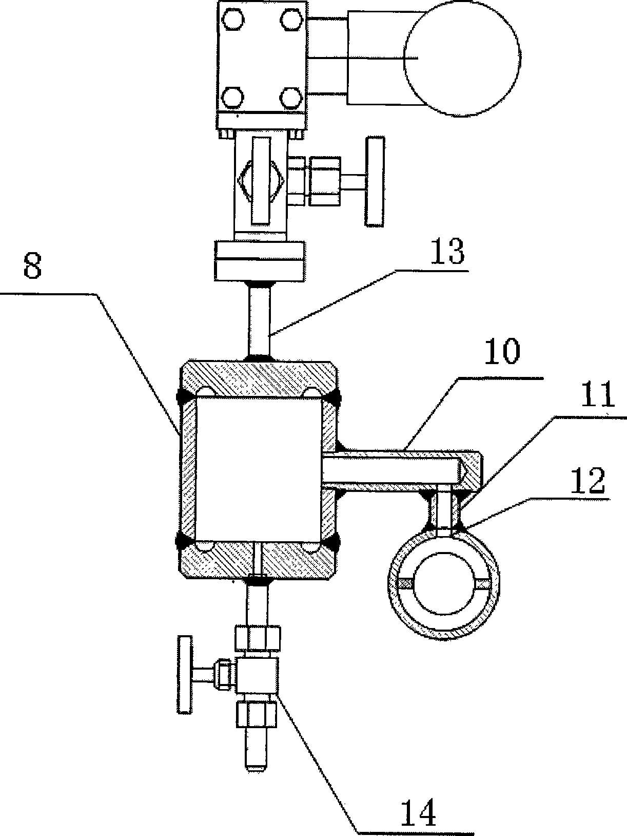 Double differential pressure throttle moisture measuring device