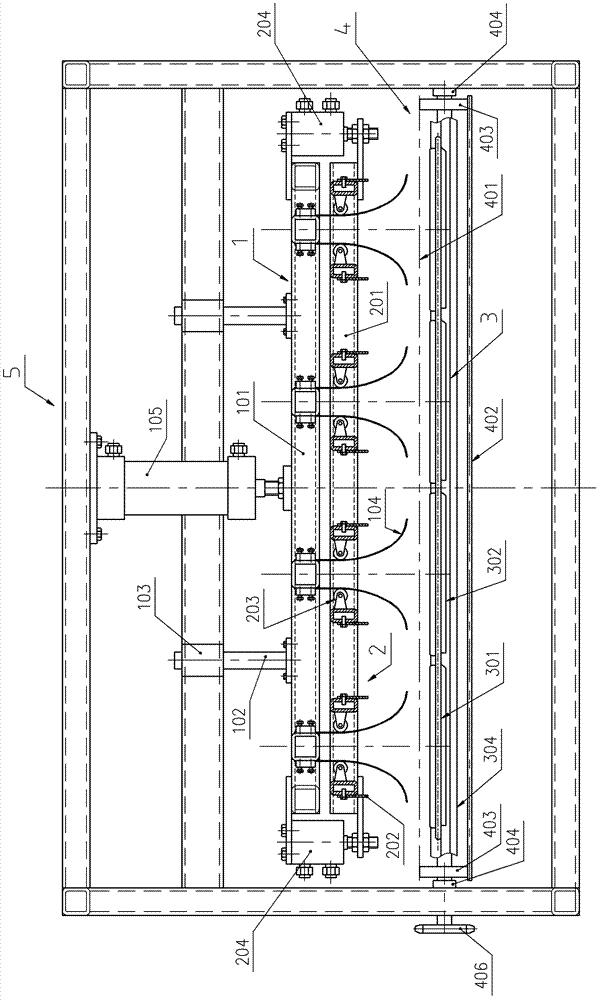 Cake fetching device for algae material processing