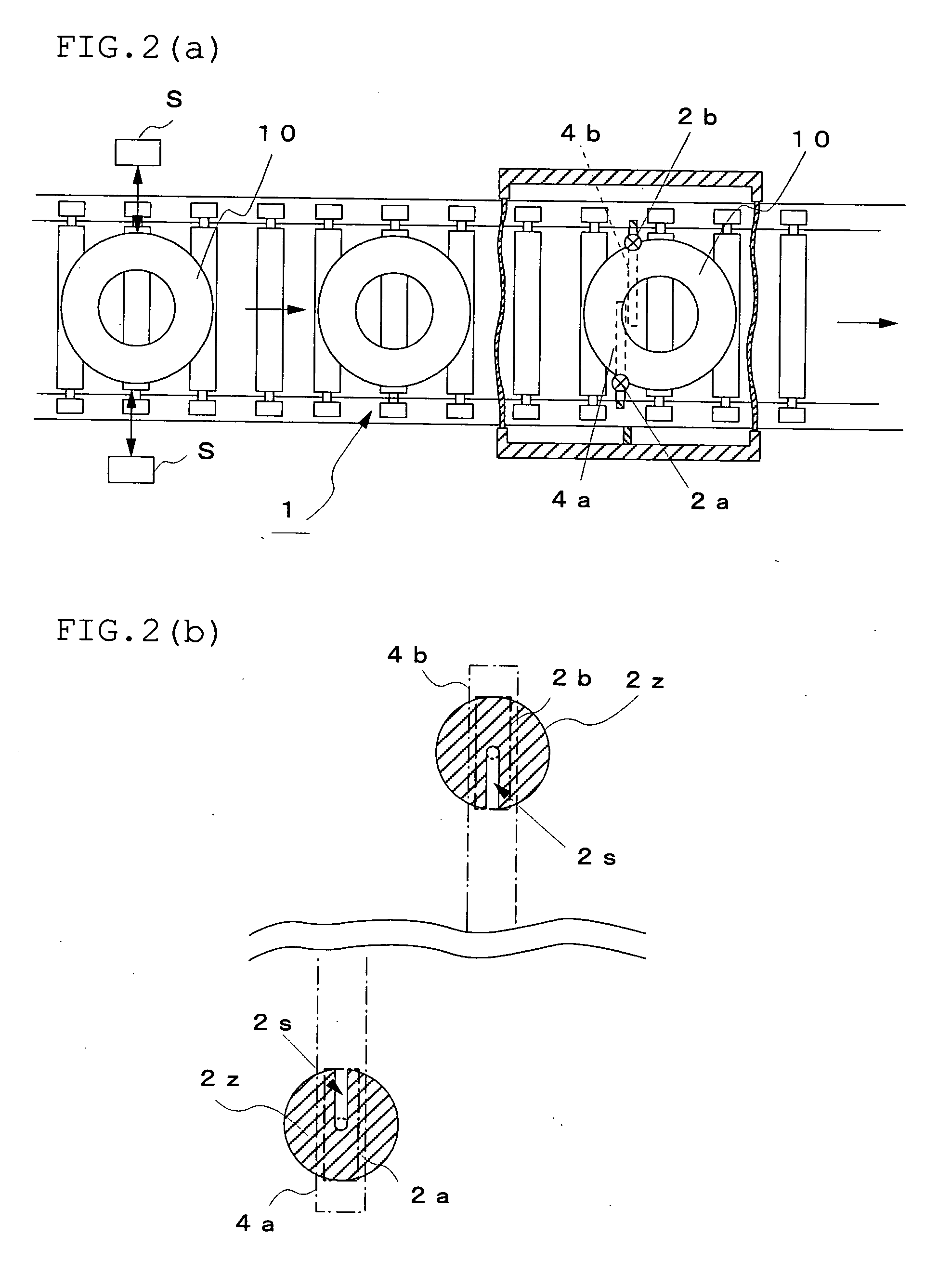 Method and device for x-ray inspection of tire