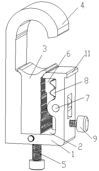 Self-locking cable clamp with unlocking mechanisms