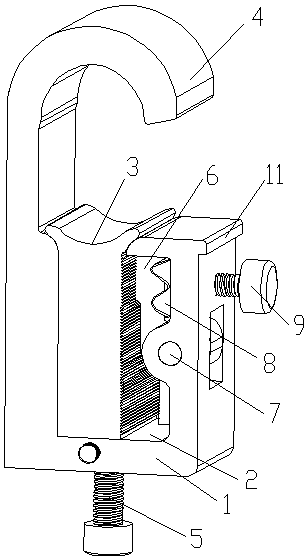 Self-locking cable clamp with unlocking mechanisms