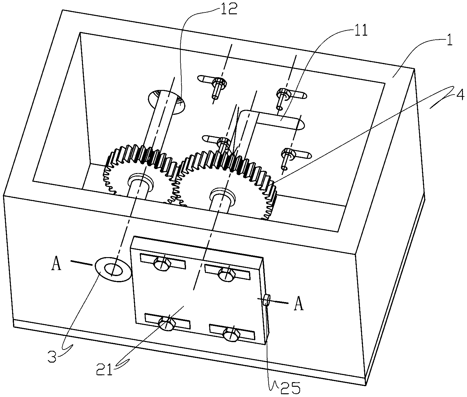 Gear finish machining device and method