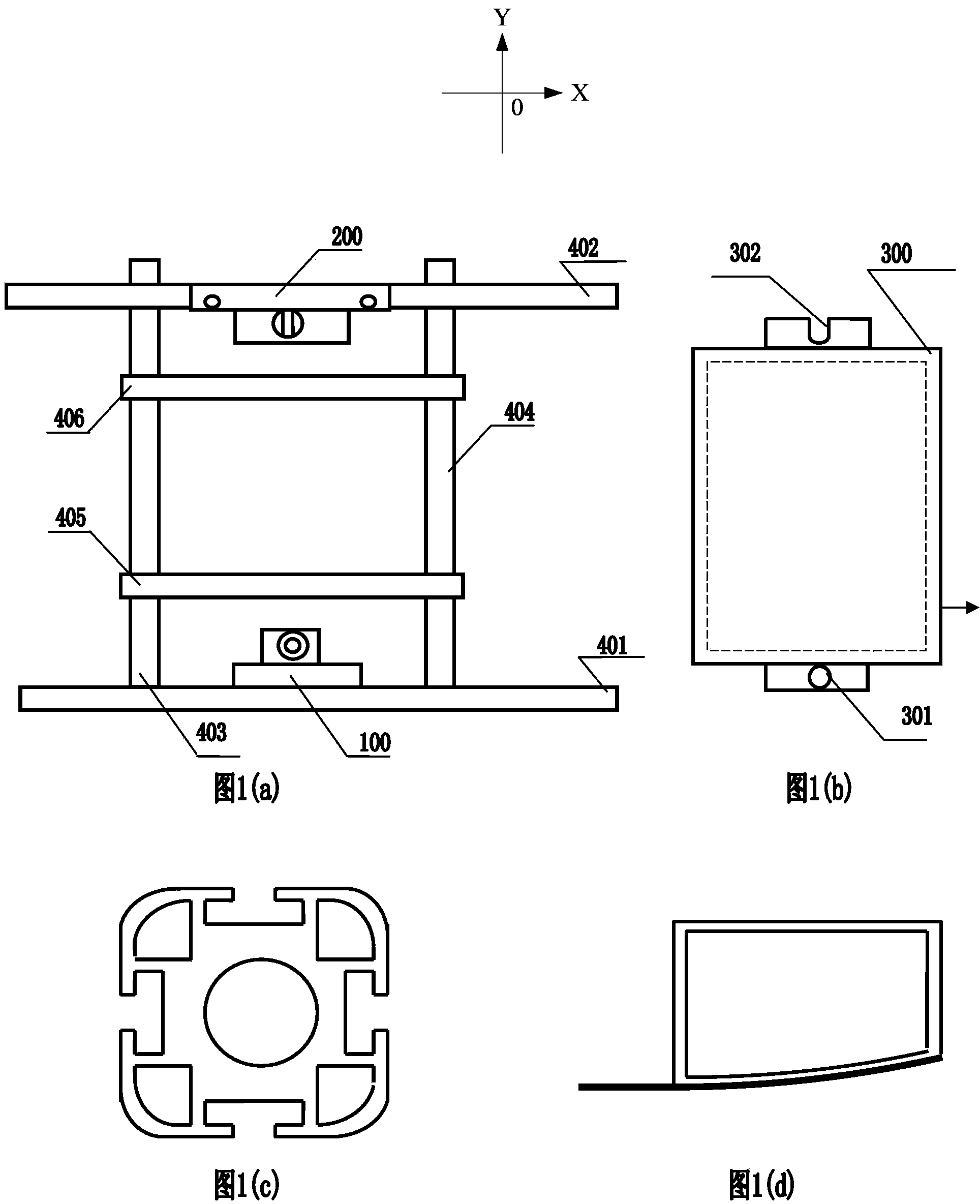 Screen frame positioner for screen photosensitive plate making and rapid and accurate positioning method thereof