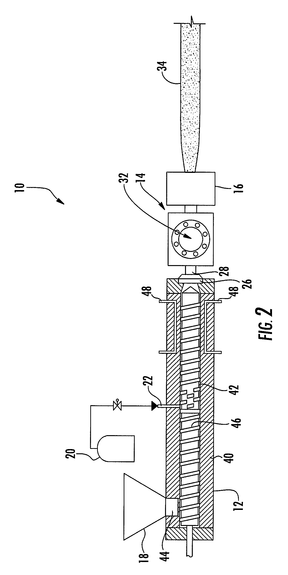 Apparatus and Method for Preparing a UV-Induced Crosslinked Foam