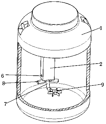 An easily accessible emulsifier storage tank