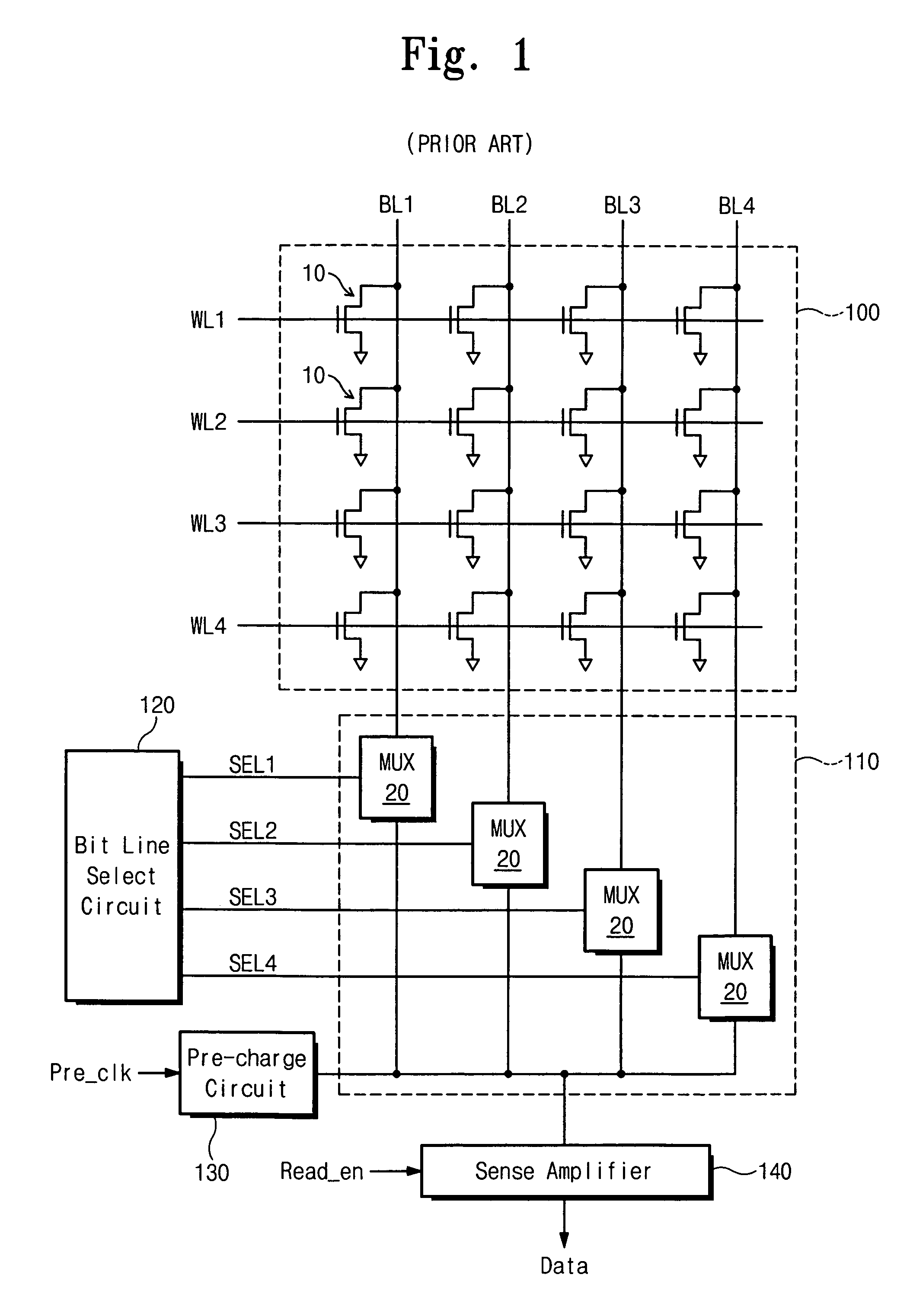 Bit cell array for preventing coupling effect in read only memory