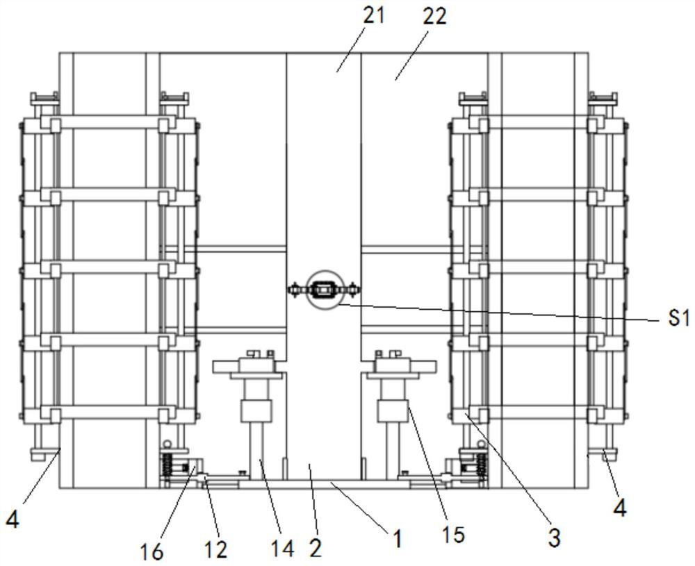 An adjustable column formwork construction reinforcement process and its device