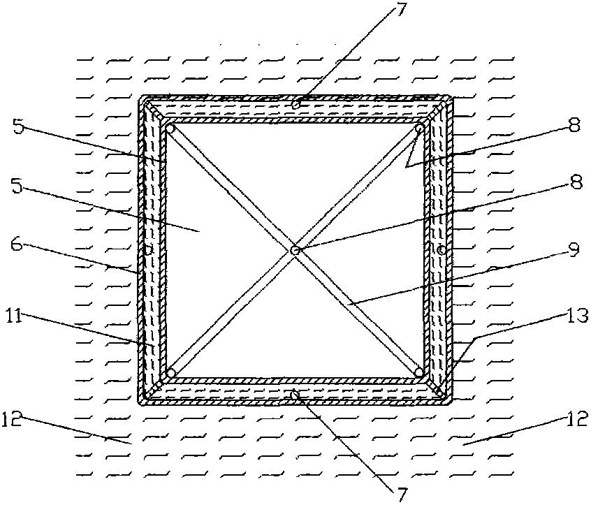 High-frequency static compaction-drainage-grouting composite foundation processing method and special equipment