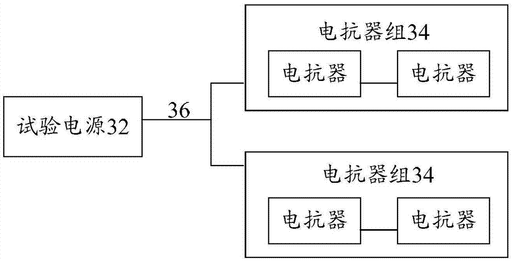 High voltage test circuit and connection method thereof