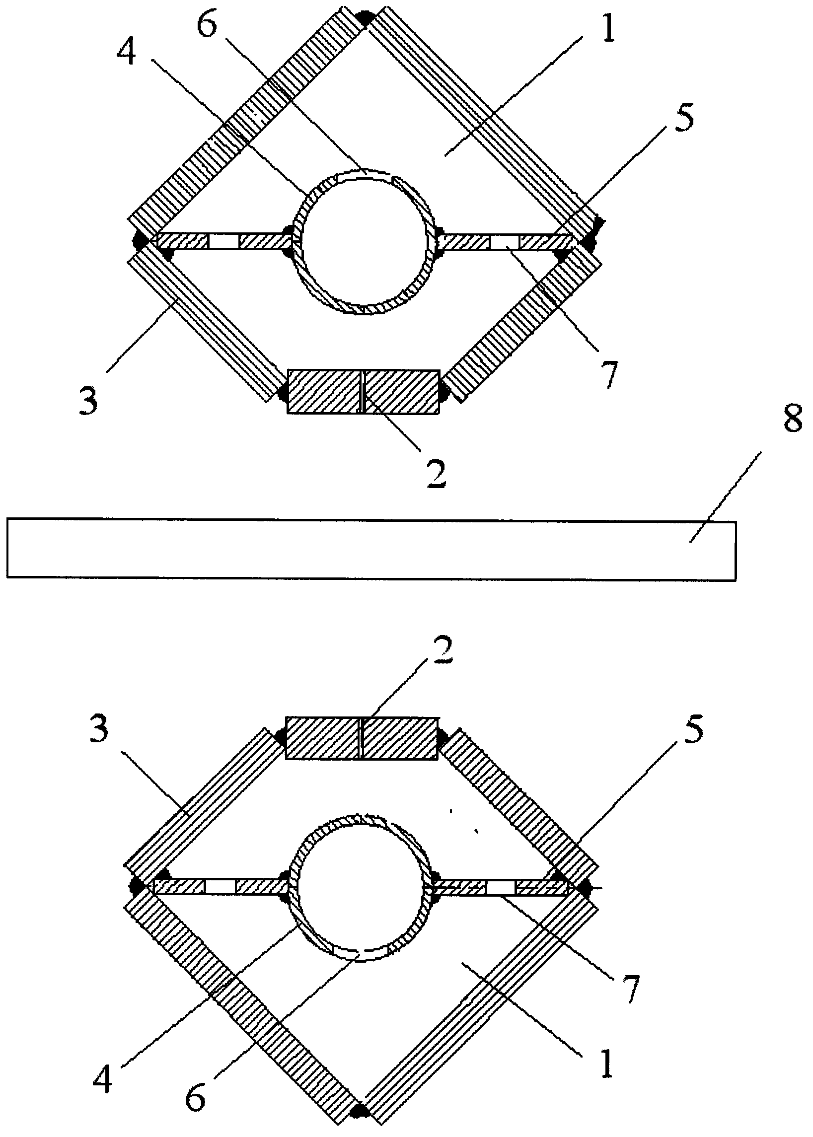 Surface fluid driving device