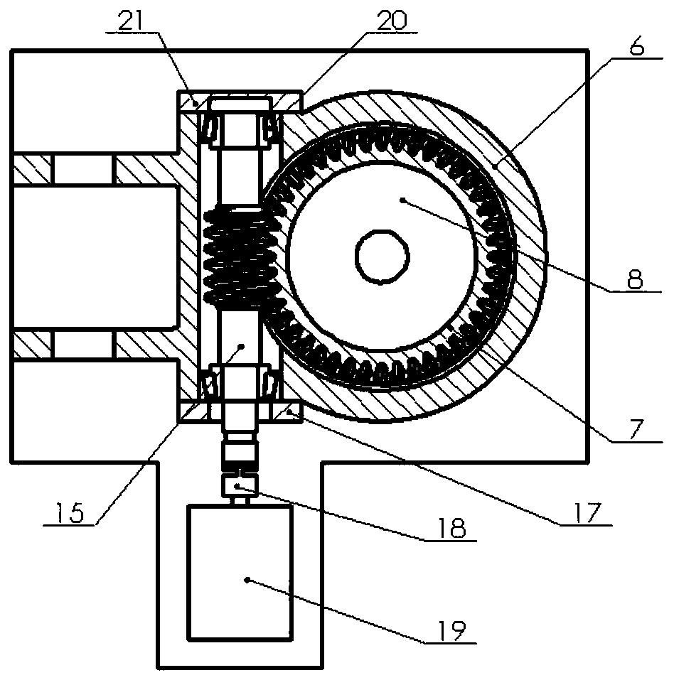 High-precision adjusting structure under large-load working condition