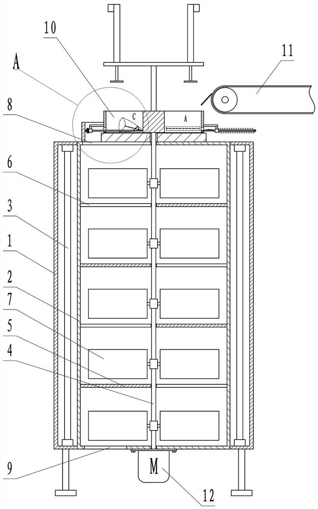 Folding mask disinfection device