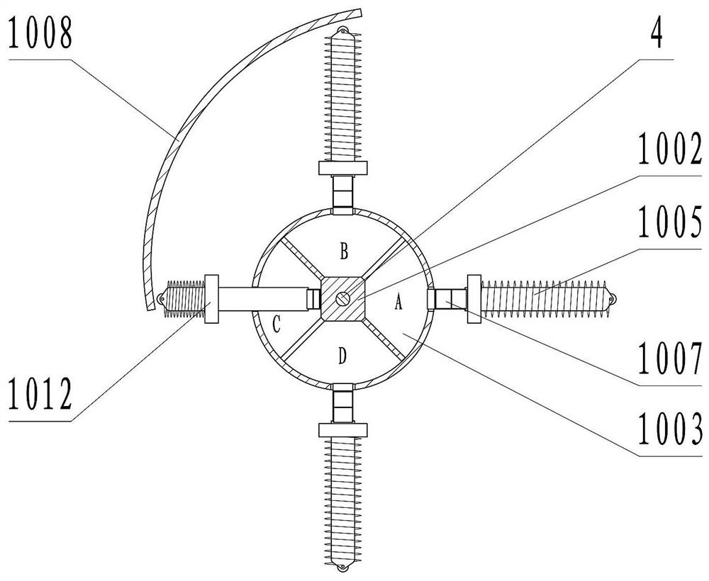 Folding mask disinfection device