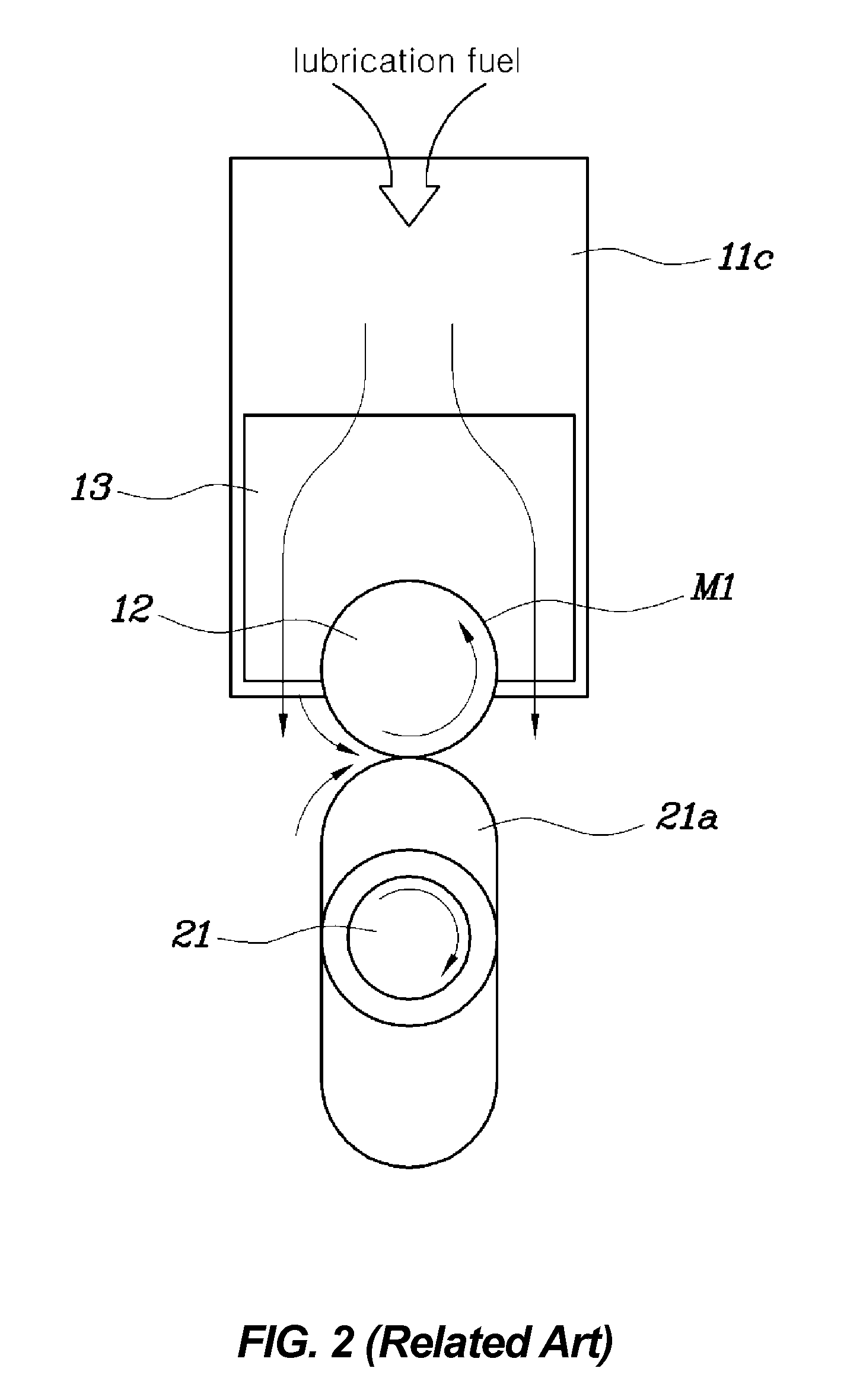 Lubrication apparatus of high pressure pump for common rail system
