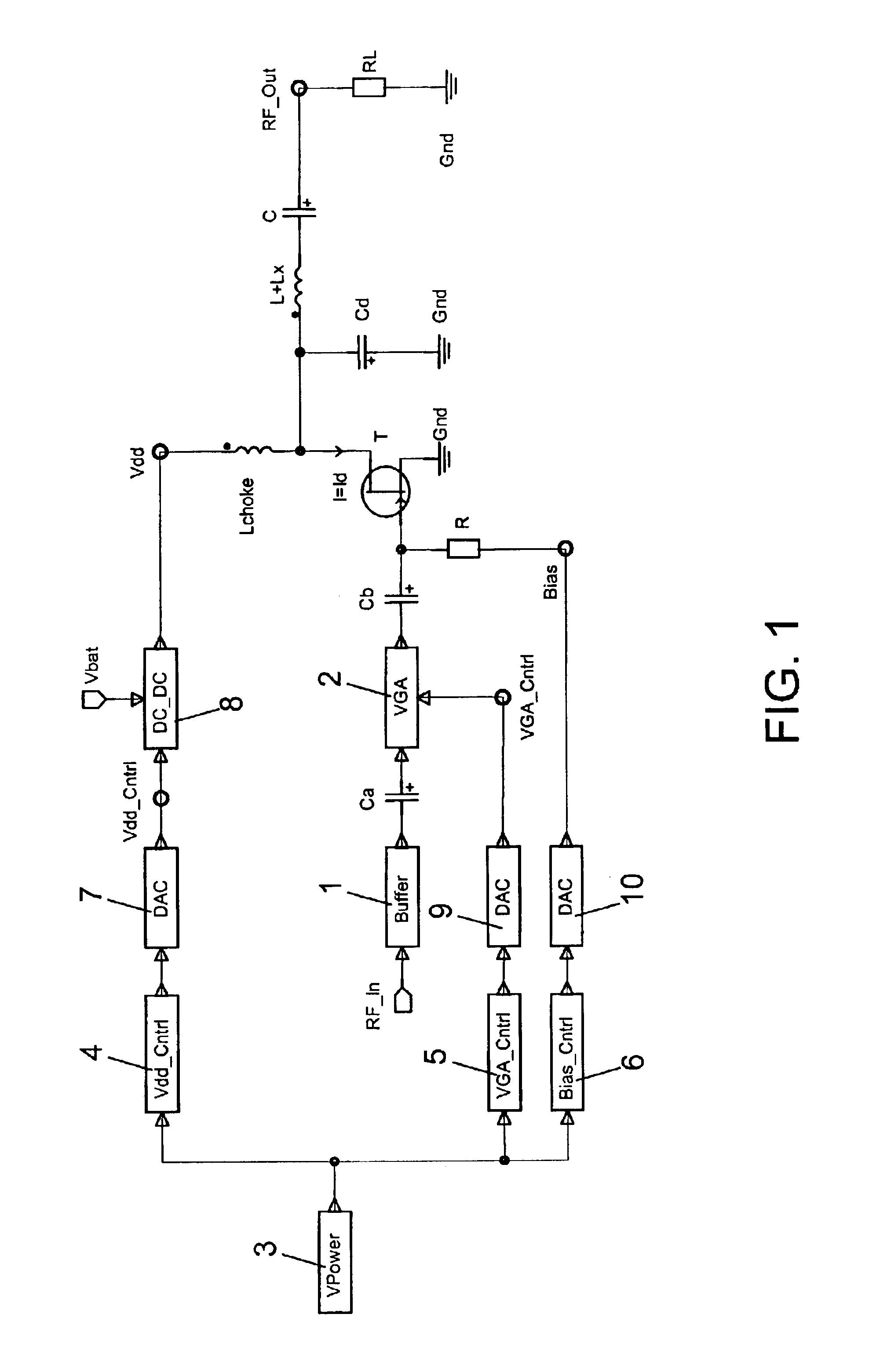 Power control for a switching mode power amplifier