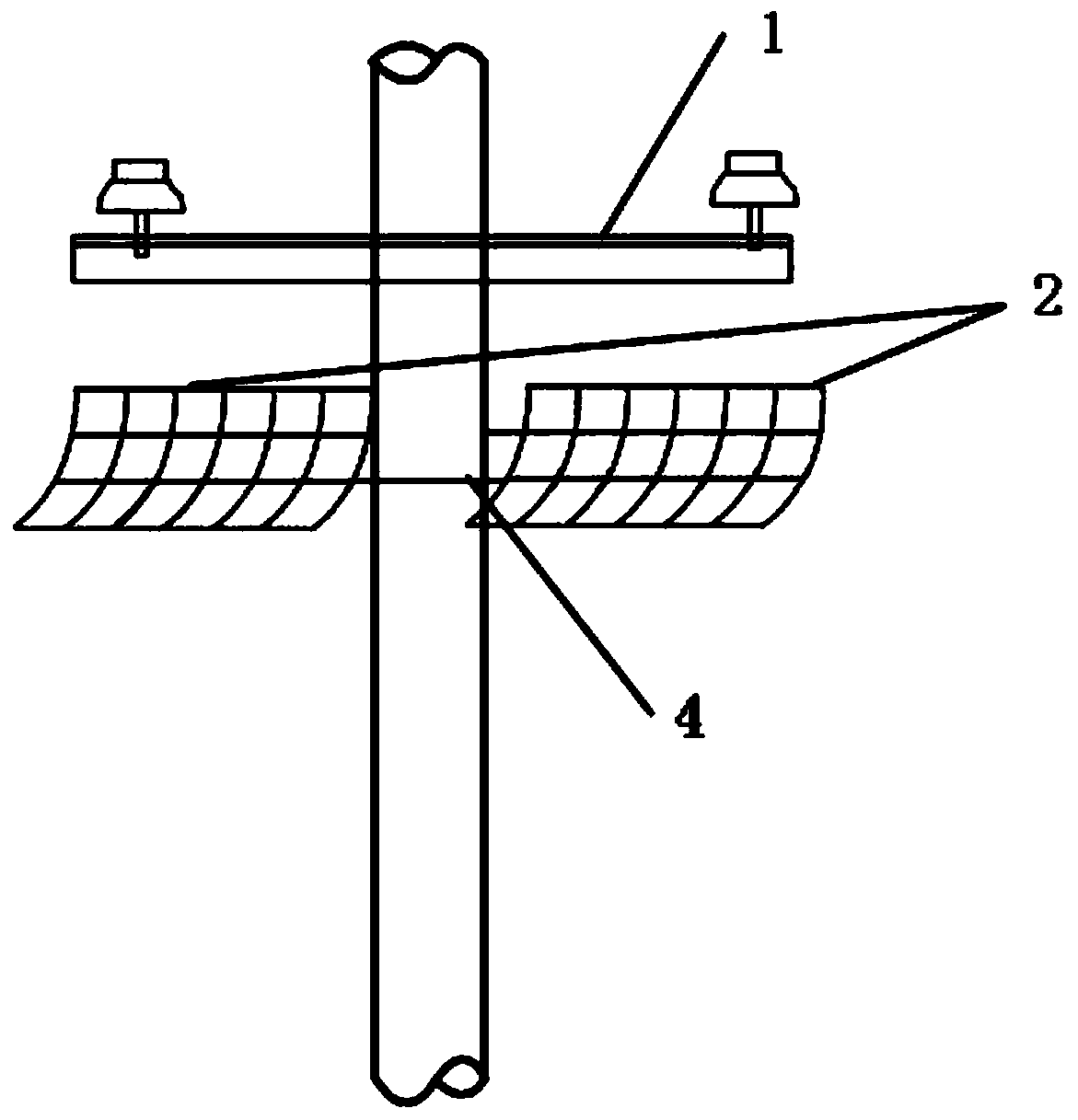 Light-reflecting and heat-accumulation type bird repelling device