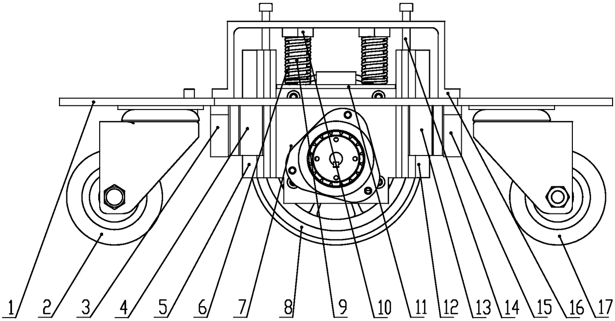 Robot drive wheel system and robot comprising robot drive wheel system