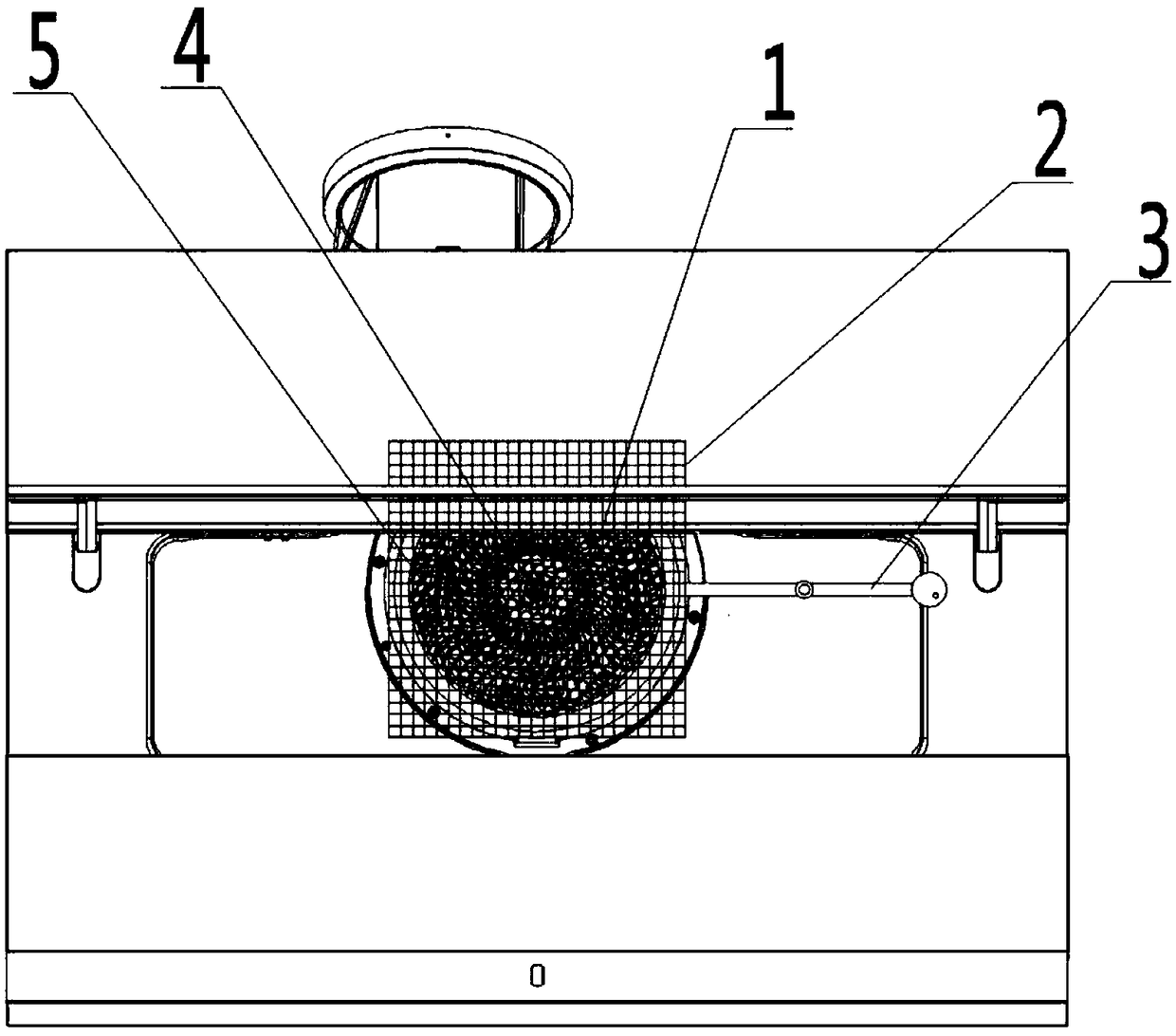 Self-cleaning structure and method of range hood and range hood