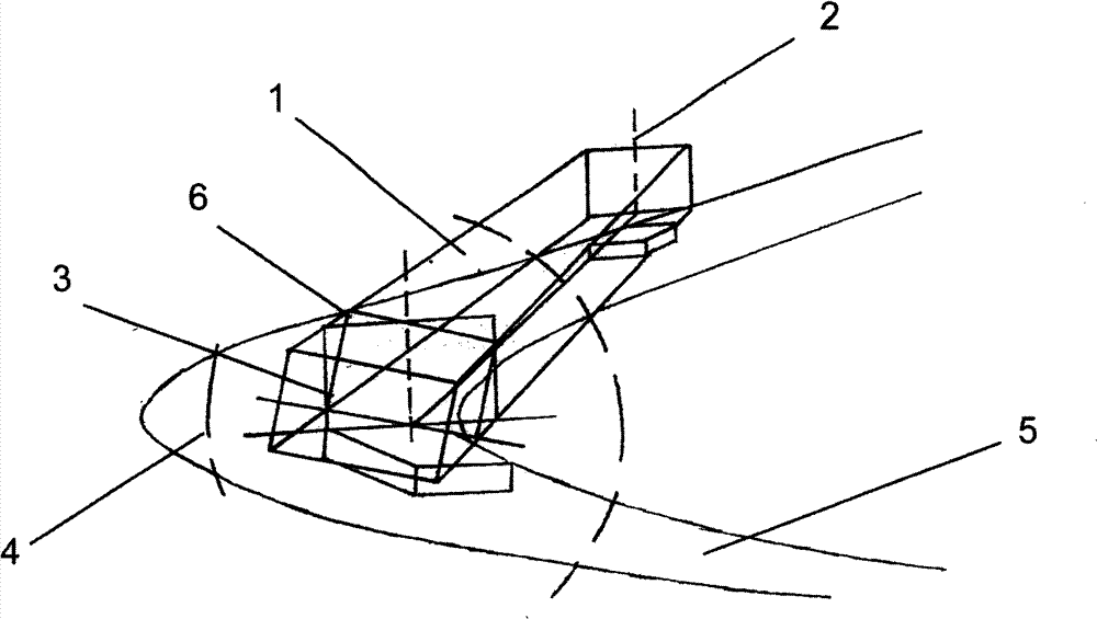 Support for the transport of blades