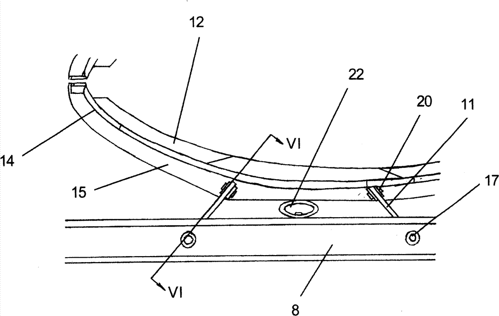 Support for the transport of blades