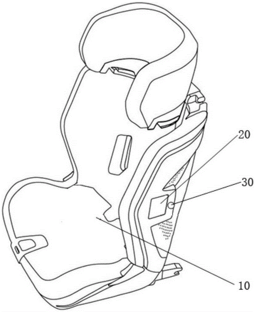 Intelligent monitoring system of child safety seat for vehicle