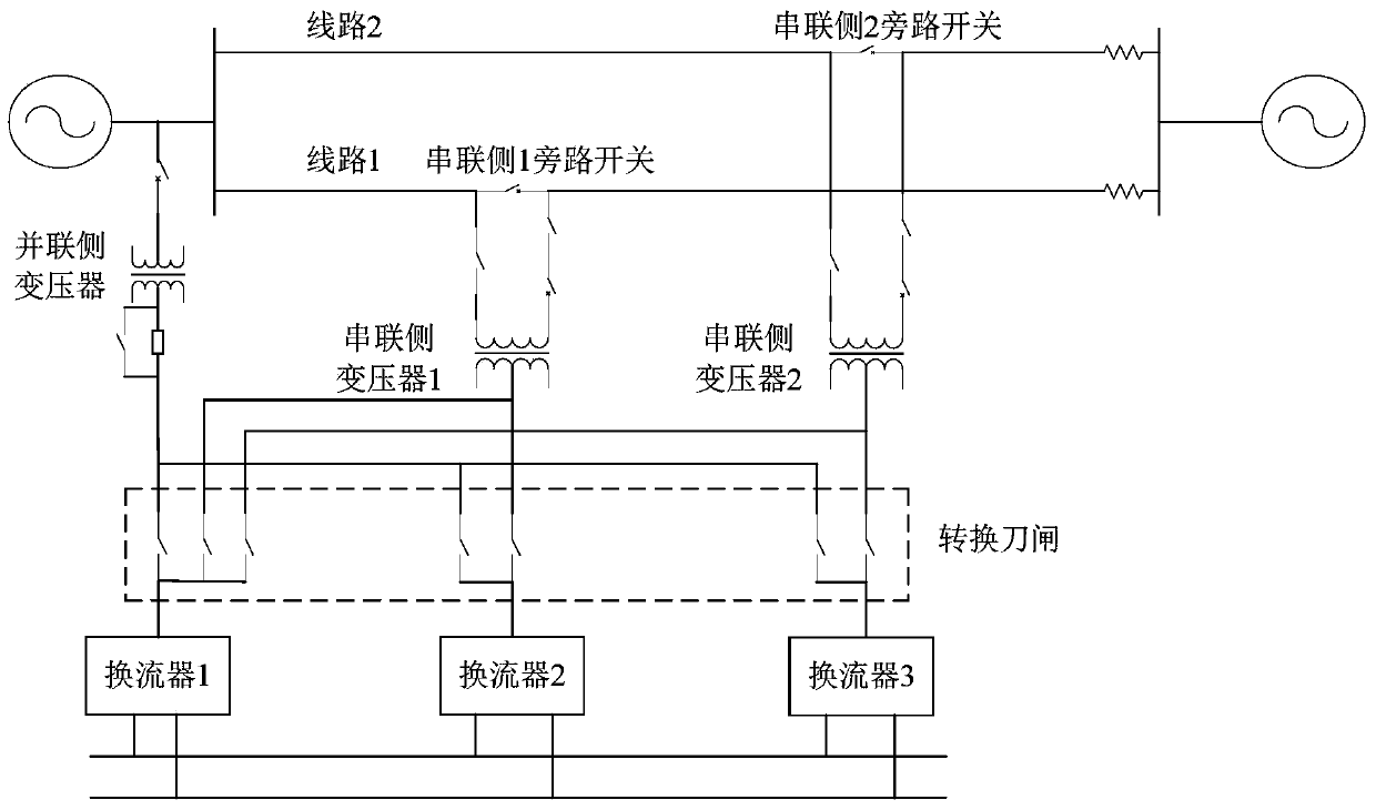 mmc-upfc system and its series side converter outage method