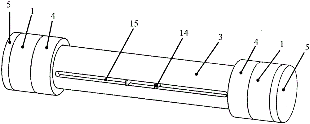 Magnetic field tracking and compensation double permanent magnet tube symmetrical excitation at both ends Cylindrical closed magnetic field type electromagnetic vibrating table magnetic circuit structure