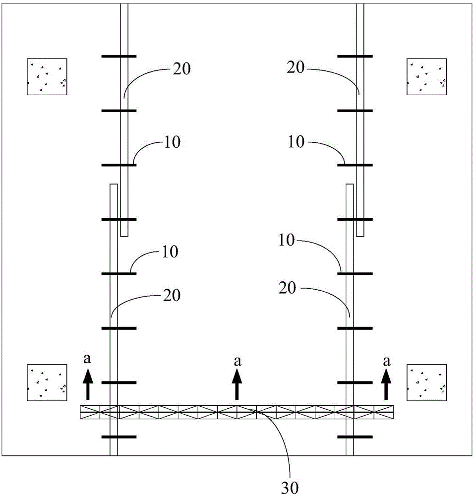 Control method for equal-thickness floor level of structural reserved slope