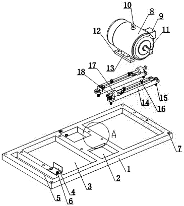 Rotary-cut motor for cutting wood