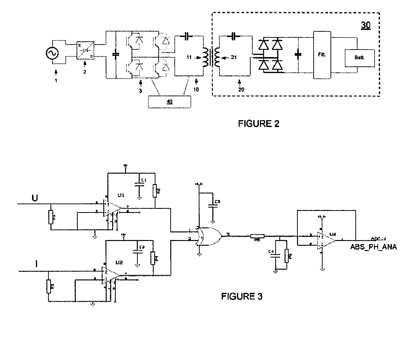 Method for the contactless charging of the battery of an electric automobile