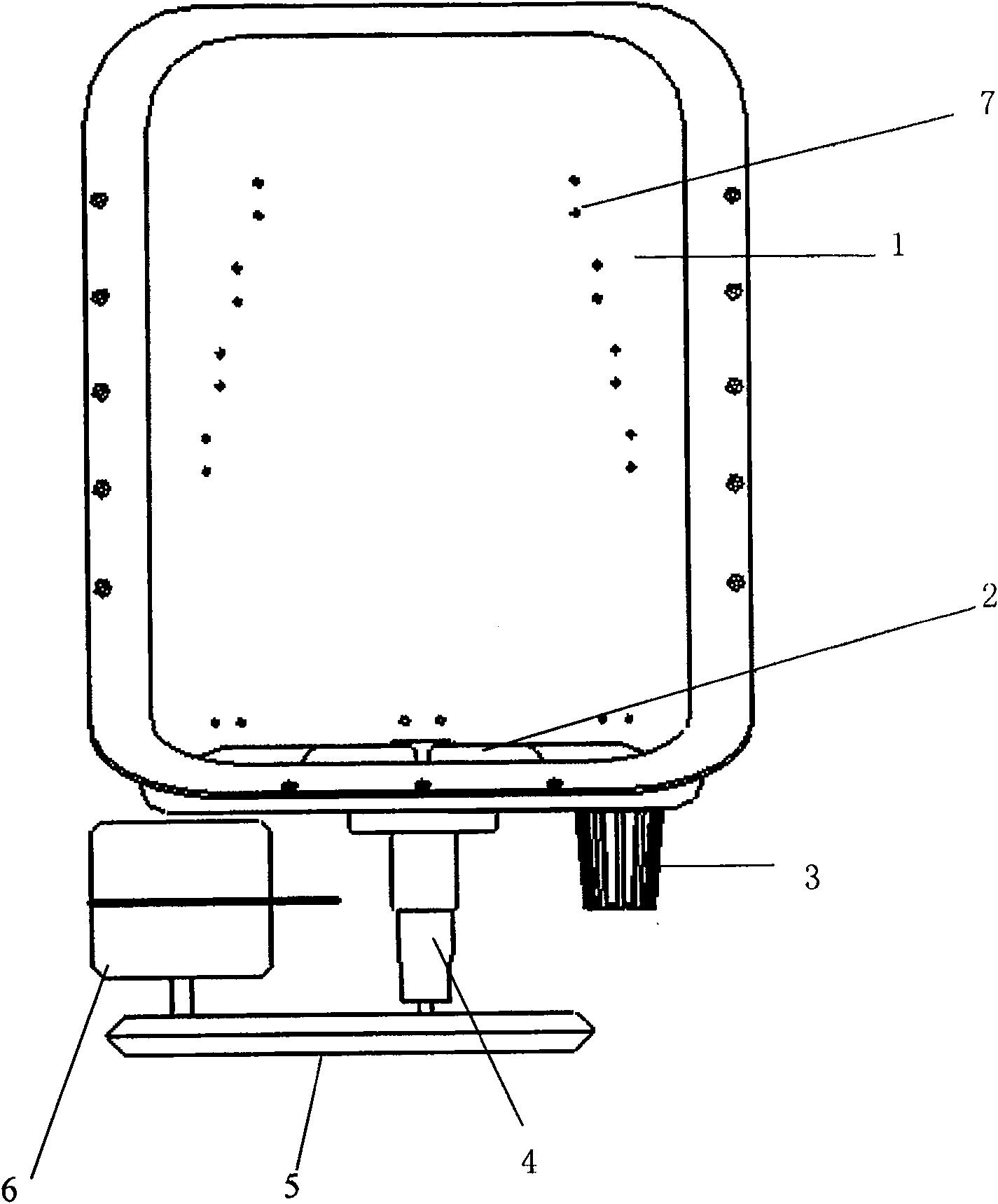 Rotational flow flushing type domestic bowl-washing machine