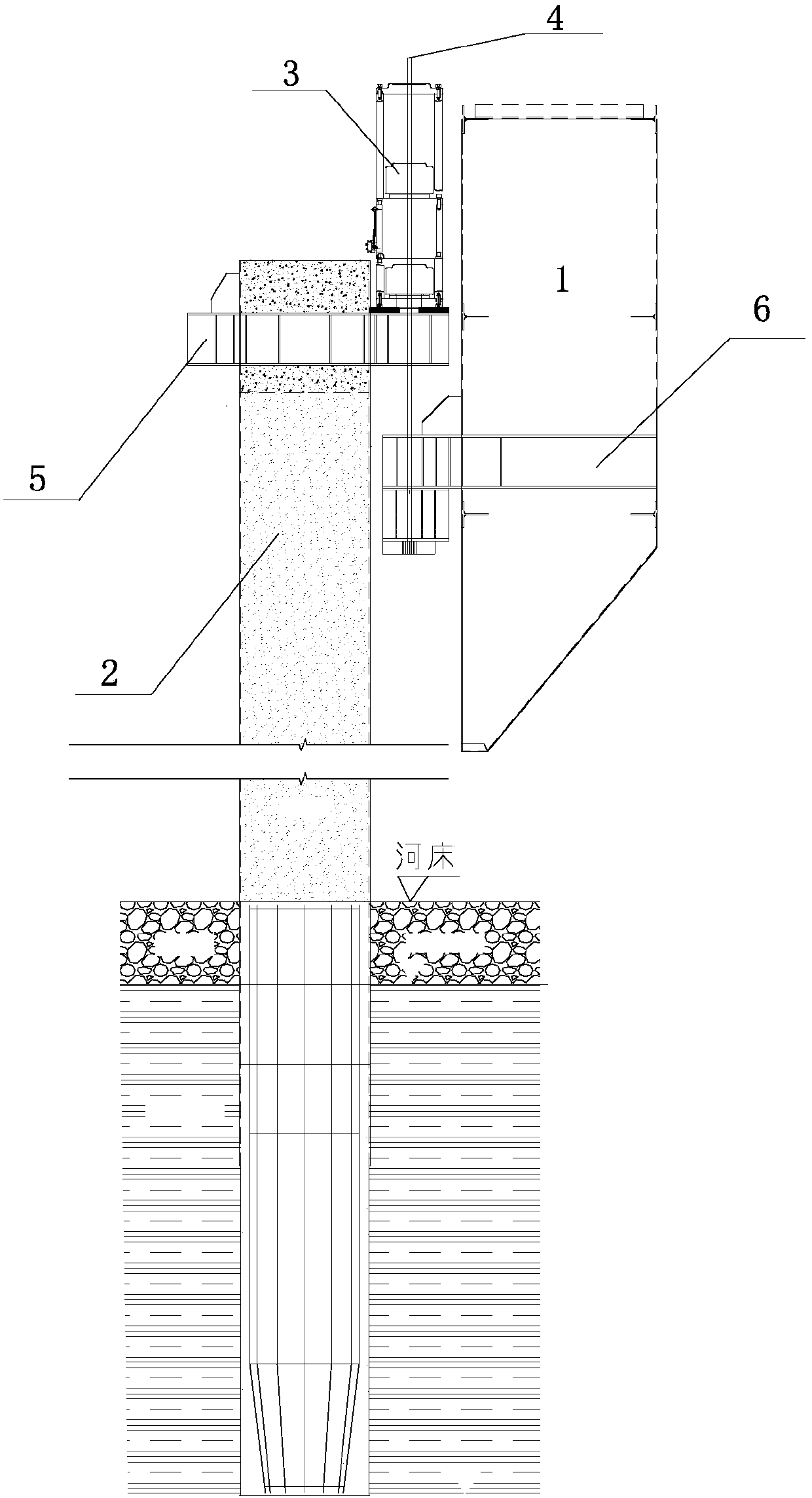 Comprehensive construction method for pre-cut groove loop-sealing double-wall steel cofferdam deep water foundation