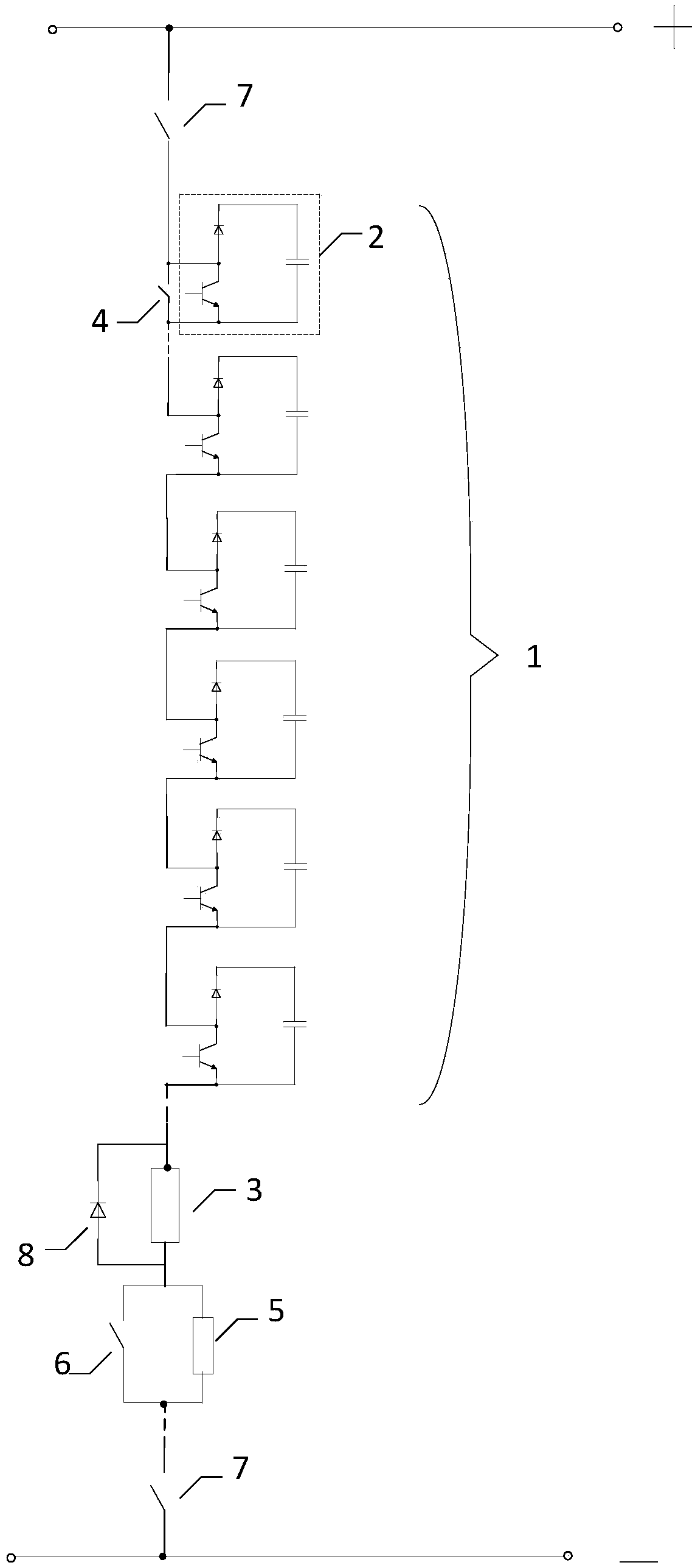 Chain type energy consumption device and control method thereof