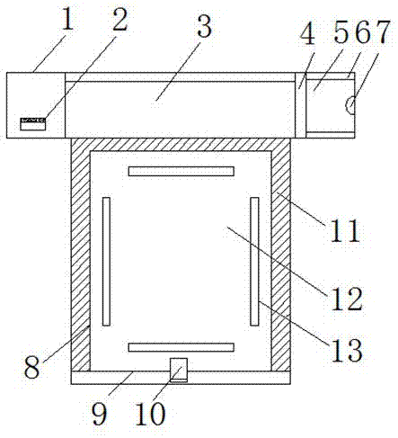 User-friendly displaying device for advertising information in elevator