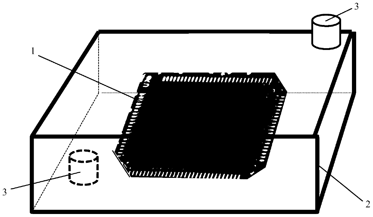 A method and device for protecting the reliability of electronic devices when ionized particles are bombarded