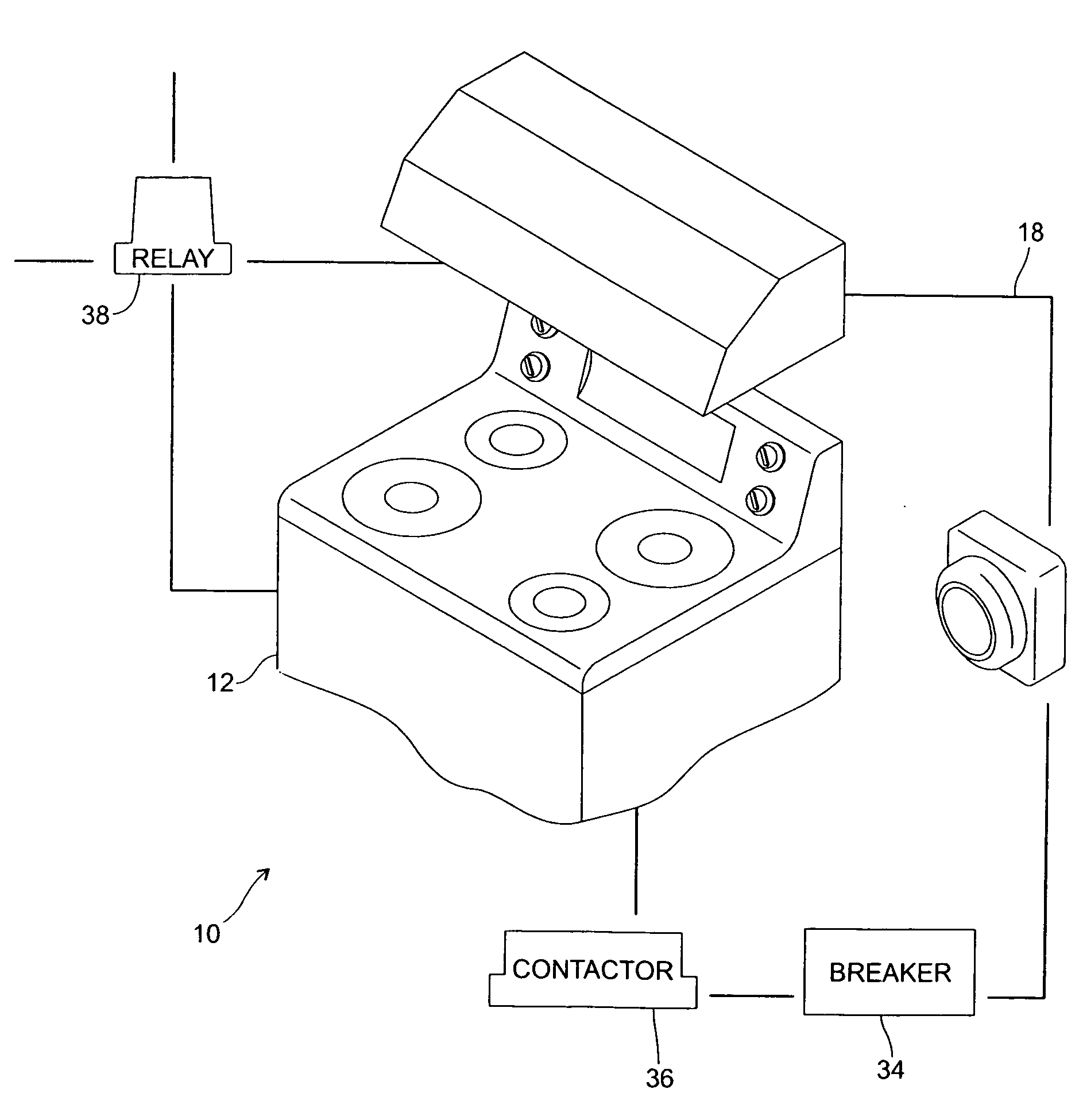 Safety shut off system for household appliances
