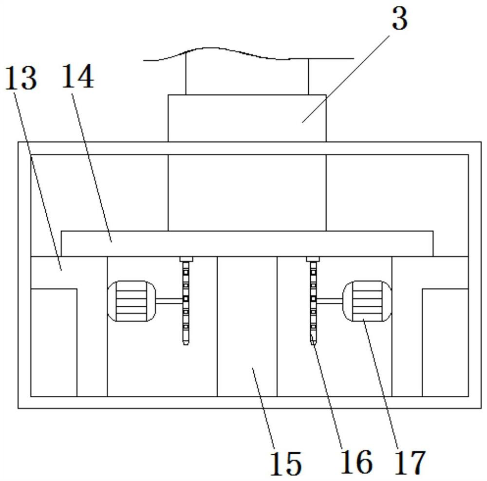 Outburst prevention device for coal mine underground coal roadway tunneling drilling construction