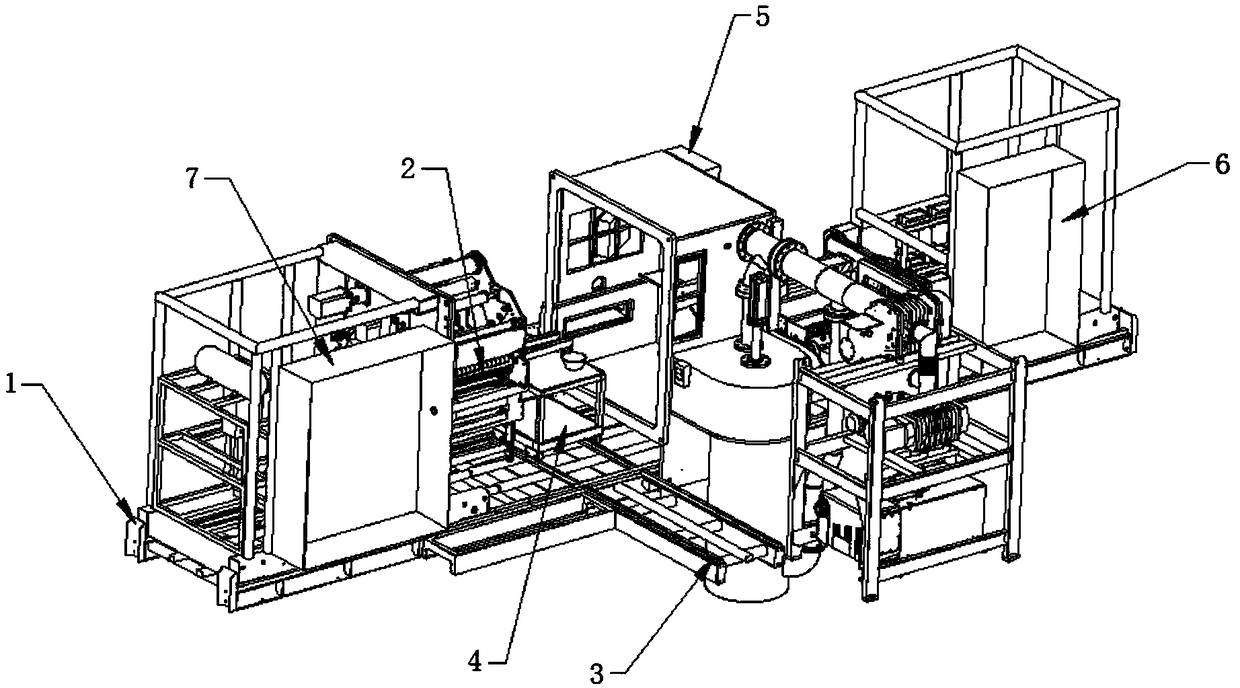 High vacuum winding type capacitor coating machine