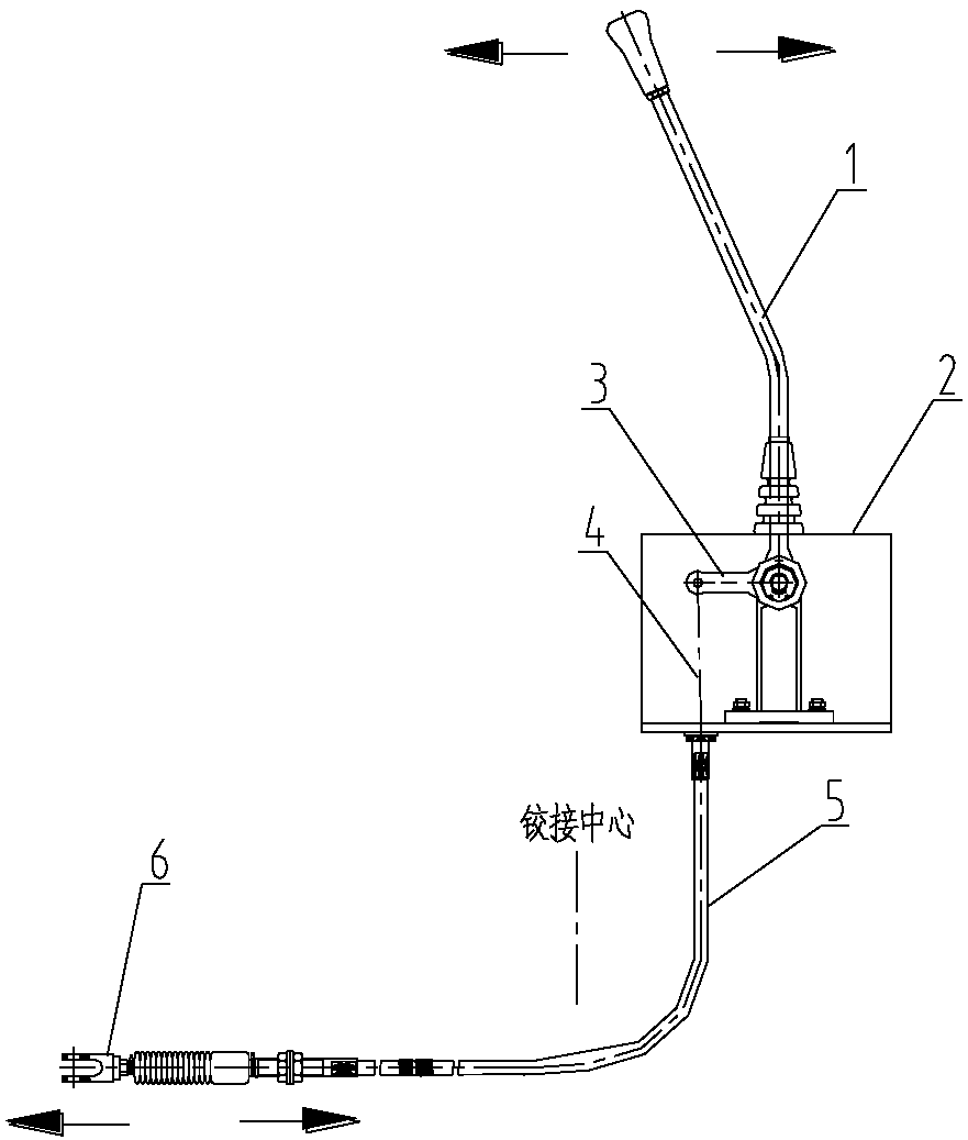 Reversing operation mechanism