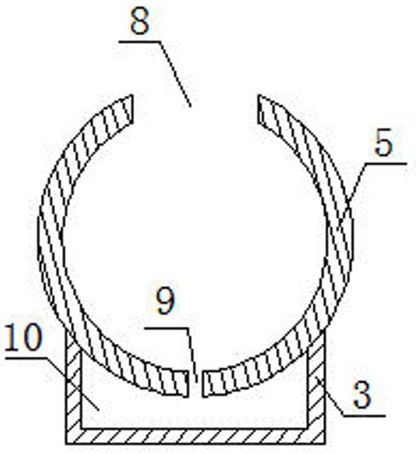 A cigarette self-cleaning duct with adjustable length and slit for cigarette making machine