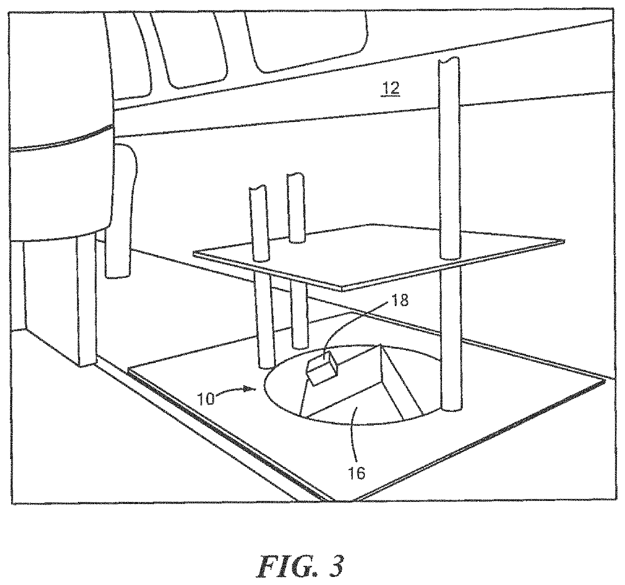 Airborne wind profiling portable radar system and method