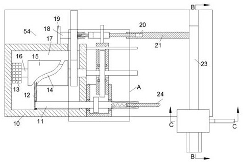 Automatic drilling device for rows of holes in printed circuit board