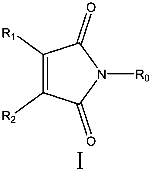 Application of maleimide compound as chitin synthase inhibitor