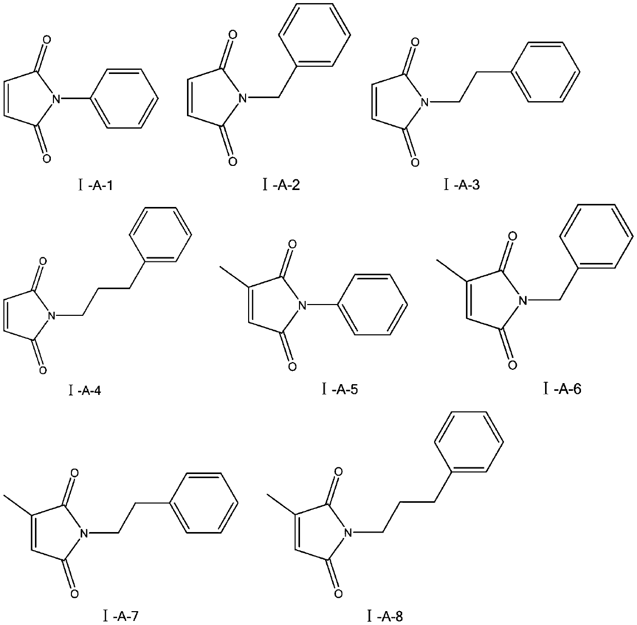 Application of maleimide compound as chitin synthase inhibitor