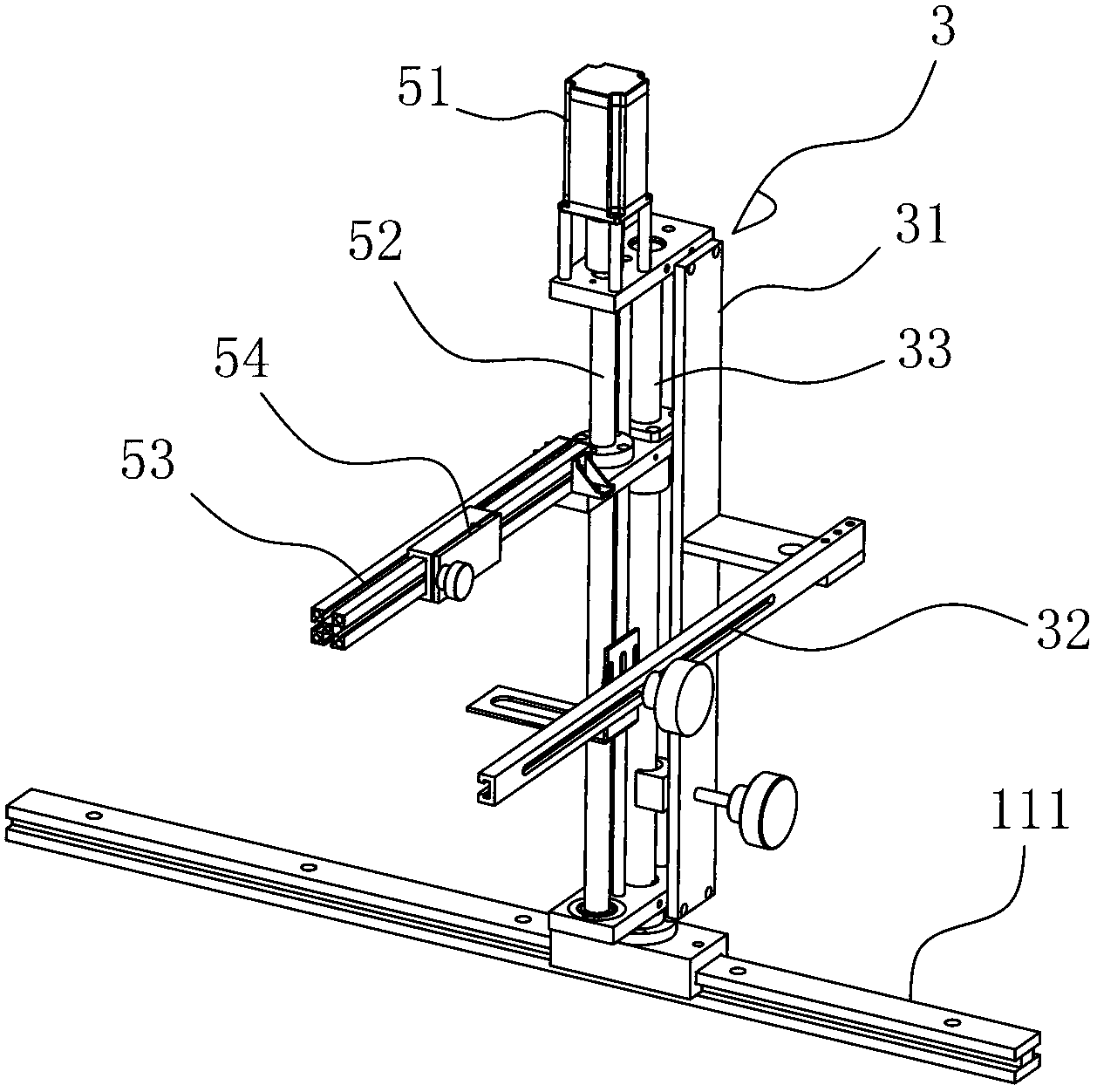 Automatic control test device of gas cooker