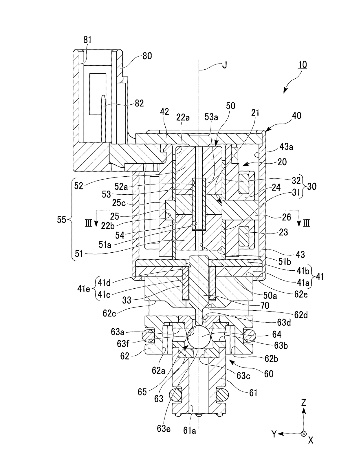 Electromagnetic valve