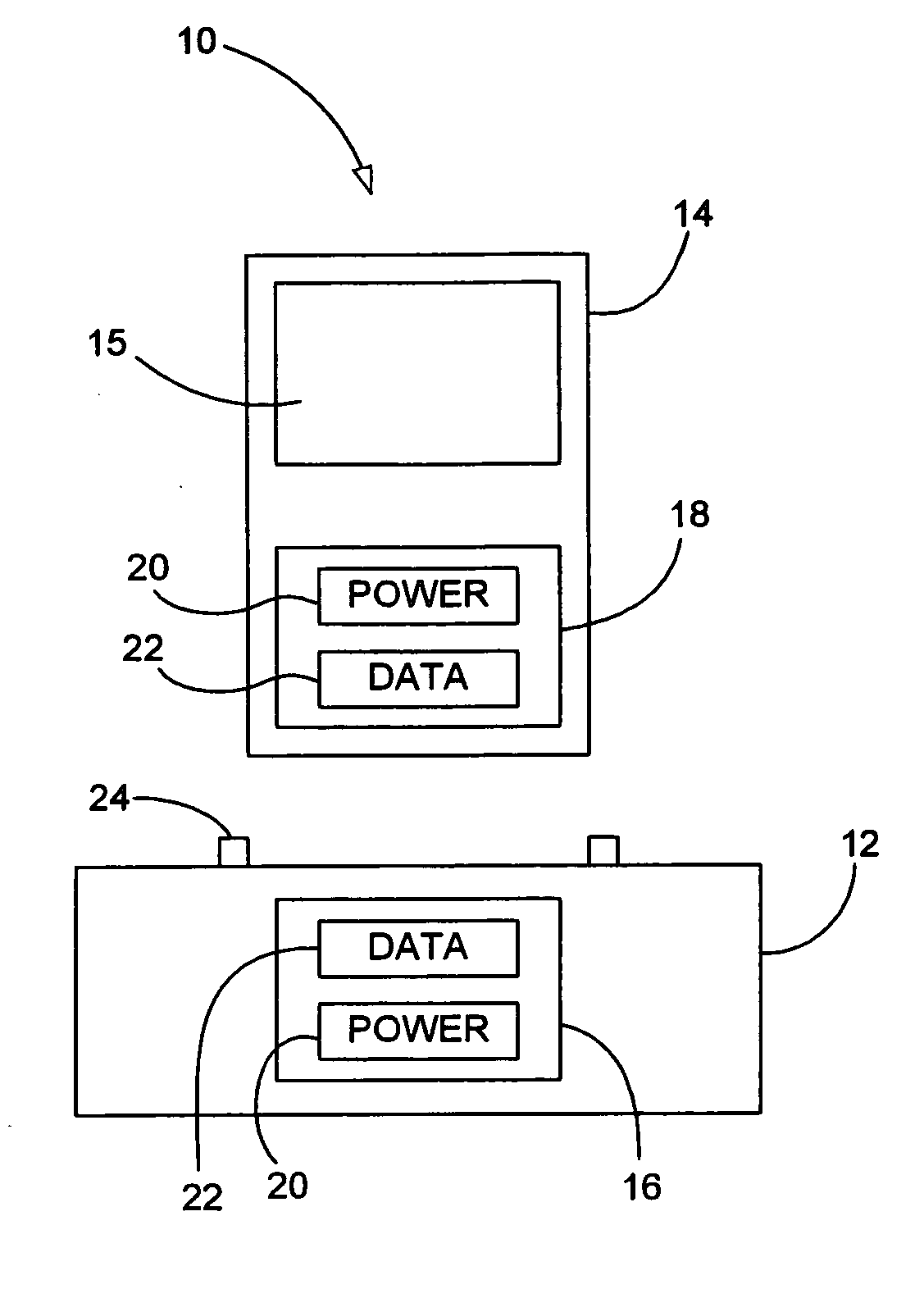 Methods and apparatuses for docking a portable electronic device that has a planar like configuration and that operates in multiple orientations