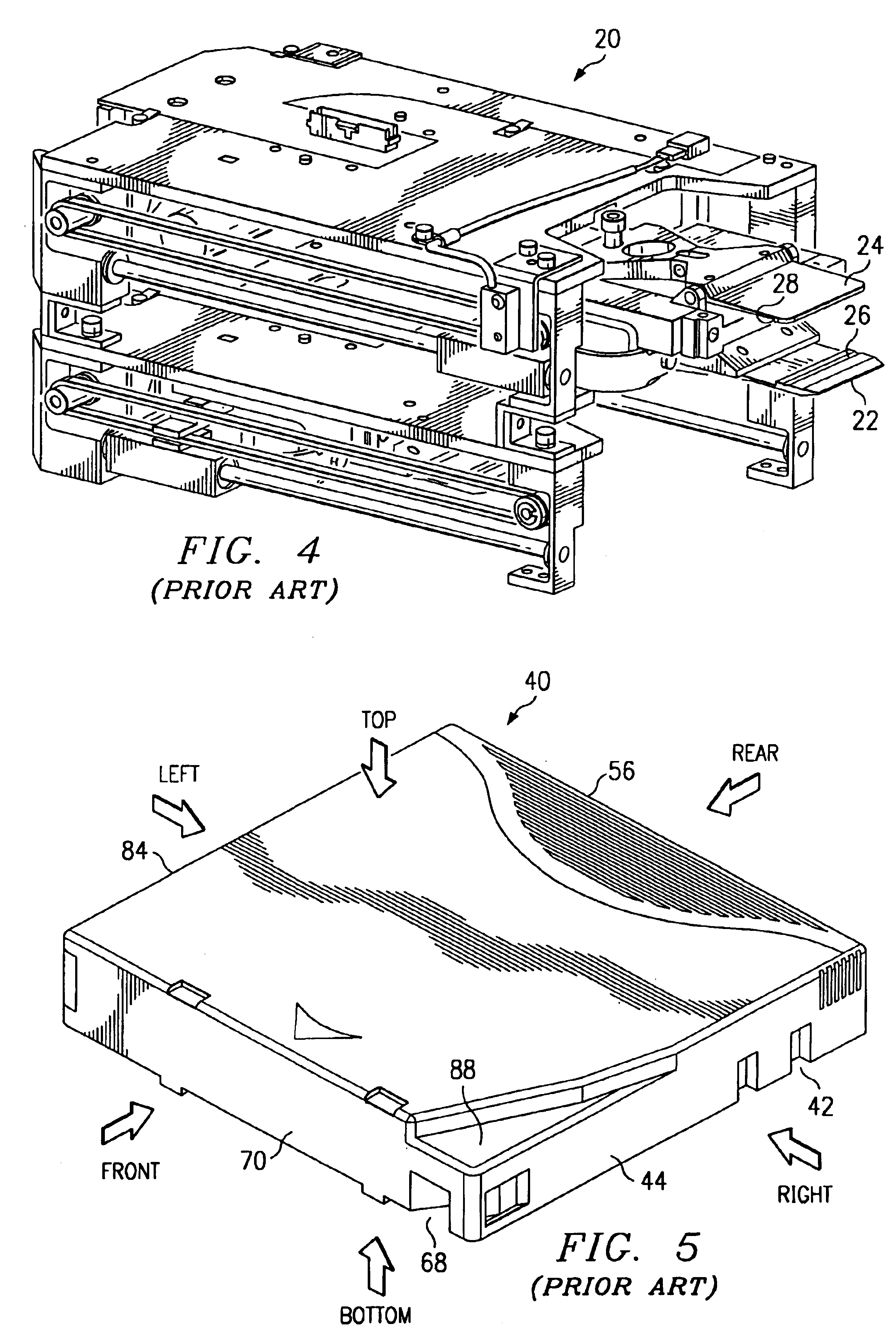 Data-cartridge case adapted for dual-format applications