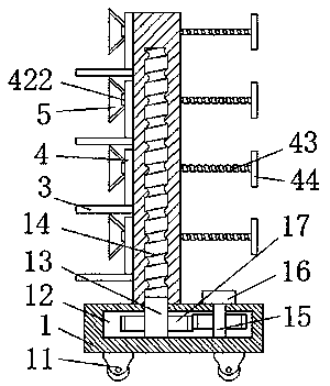 Wall brick attaching auxiliary fixing device for building construction